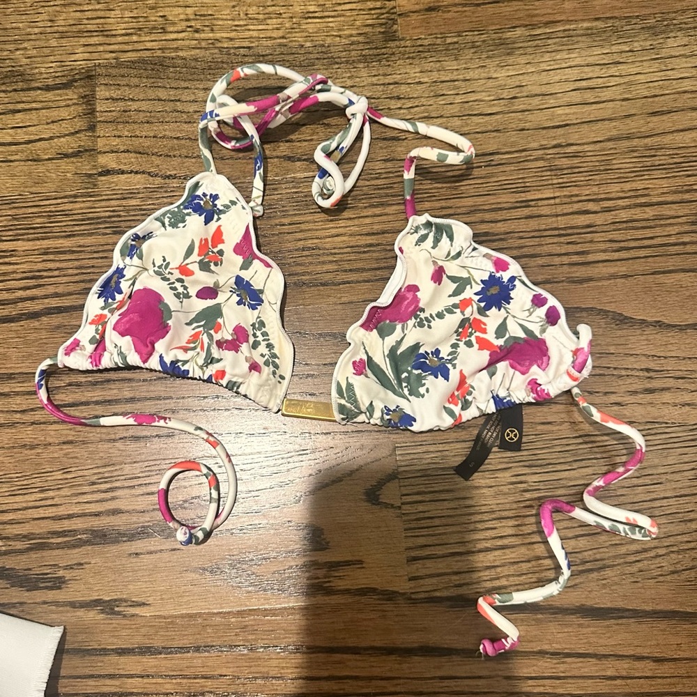 Vix floral triangle bikini set